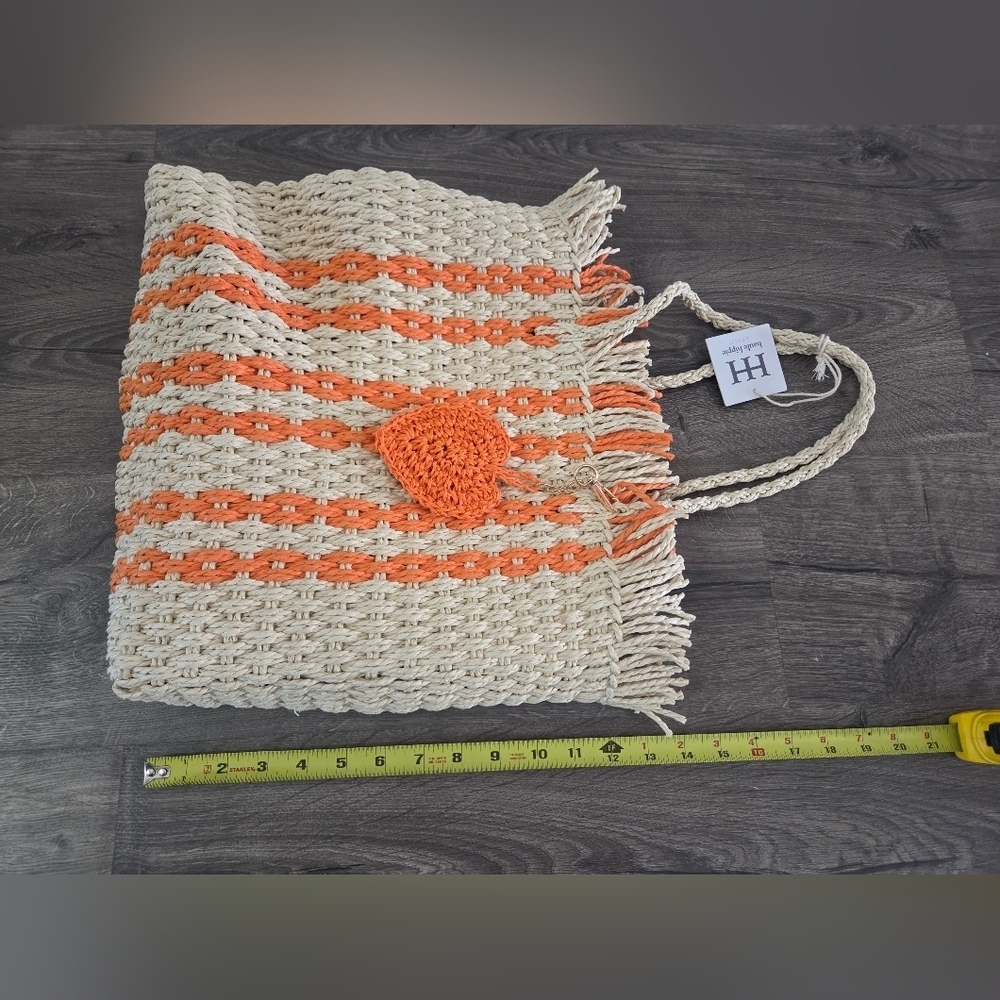 Haute Hippie Woven Tote NEW - Picture 5 of 6